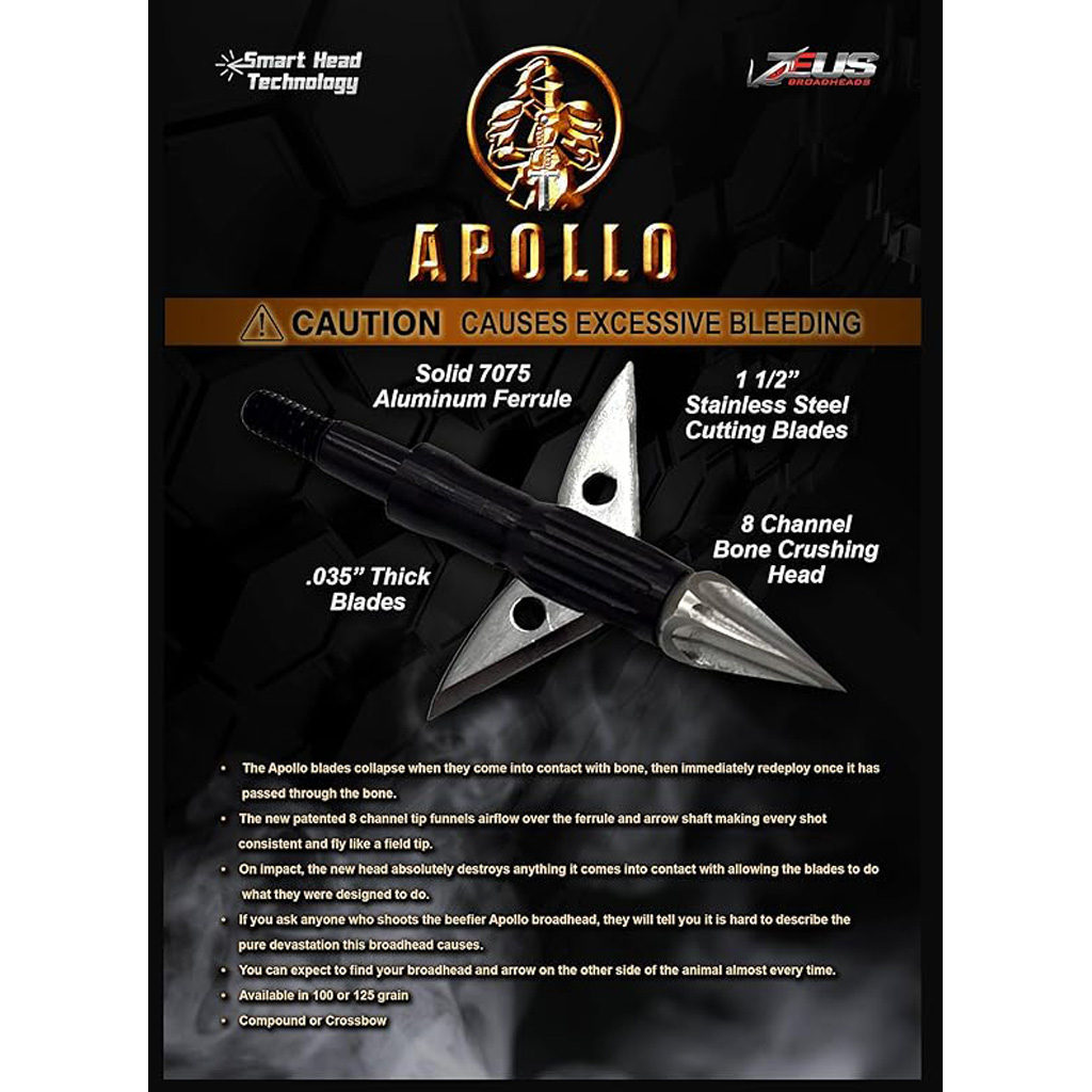 Zeus Apollo Broadhead 100 gr. 3 pk.