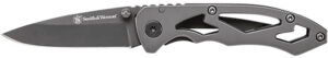 Smith & Wesson Knives CK400CP Skeletonized 2.20" Folding Drop Point Plain Stainless Steel Blade 3.20" Handle Includes Pocket Clip