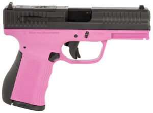 FMK FMKG49PK G3 9mm Luger 14+1 4" Stainless Steel Barrel, Black Optic Cut/Serrated Carbon Steel Slide, Pink Polymer Frame w/Picatinny Rail, Black Backstrap Grip