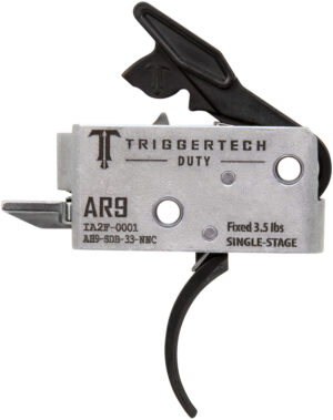 TriggerTech AH9SDB33NNC Duty  Curved Trigger Single-Stage 3.50 lbs Draw Weight Fits AR-9
