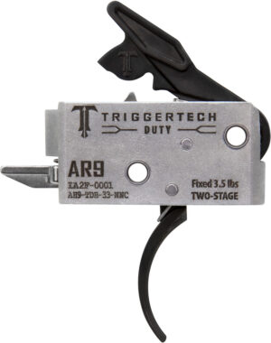 TriggerTech AH9TDB33NNC Duty  Curved Trigger Two-Stage 3.50 lbs Draw Weight Fits AR-9