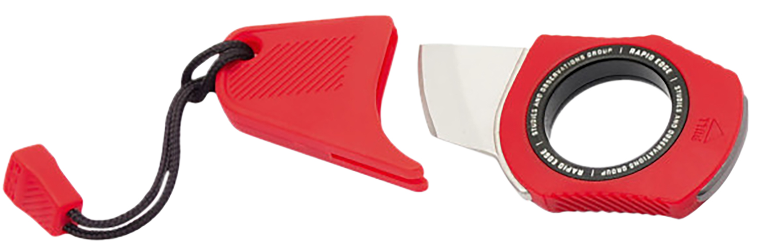 S.O.G SOG18300143 Rapid Rescue Red Aluminum Stonewashed Blade