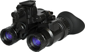 ATN NVGOPS3142G PS31-2  Night Vision Goggles Matte Black 1x18mm, Generation 2+ Green Phosphor, 58-60 Ip/mm Resolution