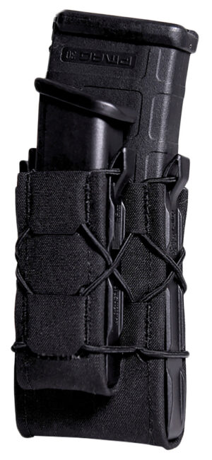 High Speed Gear 24DD00BK TACO Gen 2 Double Decker Black Nylon Laminate MOLLE Mount Pistol/Rifle