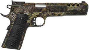 Iver Johnson Arms EAGLEXL10P Eagle XL10P Swamp Snake 10mm 8+1 6" Swamp Snake Hydrographic Front/Rear Angled Serrations Ported 4140 Steel Slide G-10 Snake Skin Grip