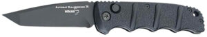 Boker 01KALS101  Kalashnikov 3.35" Tanto Plain Black D2 Steel Blade Aluminum Handle