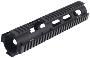 Leapers MTU015 Quad Rail Handguard Aluminum Matte Black Receiver