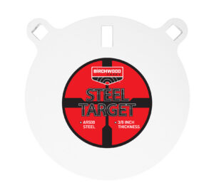 Birchwood Casey BC-RND8-38 Centerfire Target 3/8" AR500 Steel 8" Round Gong