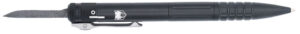 CobraTec Knives CNCOTFPBLKGEN2 Tactical Pen Gen II Black Aluminum D2 Steel Blade, Includes Pocket Clip