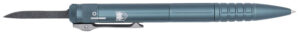 CobraTec Knives CNCOTFPGRYGEN2 Tactical Pen Gen II Gray Aluminum D2 Steel Blade, Includes Pocket Clip