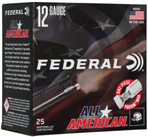 Federal FAA12L75 All-American  12Gauge 2.75" 1 1/8oz 7.5Shot 25 Per Box/10 Case