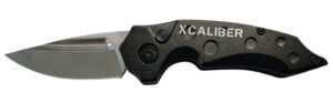 Xcaliber Knife Company  Switch Blade  2.41" Folding Drop Point Plain Stainless D2 Steel Blade. 4.15" Aluminum Handle
