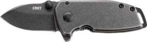 CRKT SQUID COMPACT 1.75" PLAIN - EDGE BLACK STONEWASH