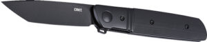 CRKT BAMBOOZLED 3.3" TANTO - ASSISTED BLACK/BLACK D2