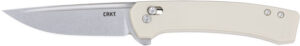 CRKT Q COMPACT 3.05" PLAIN - EDGE SAND CROSSBAR LOCK