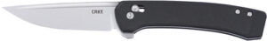 CRKT Q COMPACT 3.05" PLAIN - EDGE BLACK STNWSH CROSSBAR