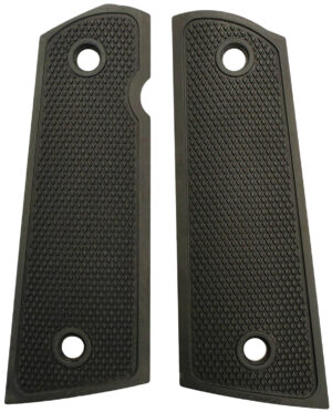 Archangel AA107 Grip Panels  Made of Aluminum With Black Anodized Diamond Checkering Finish for 1911 Government