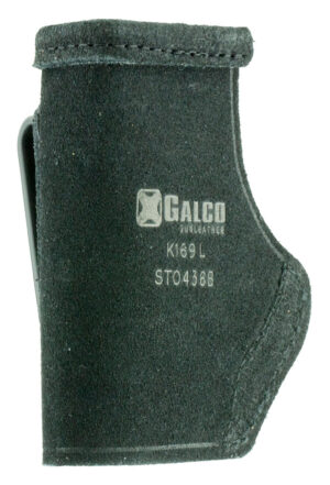 Galco STO436B Stow-N-Go IWB Black Leather Belt Clip Fits Ruger LCP/Diamondback DB Right Hand