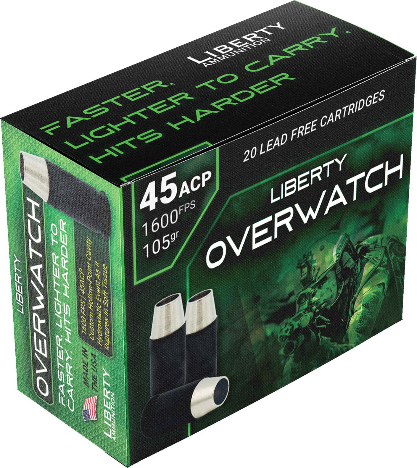 LIB 45AP 105GR OVERWTCH HP 20R
