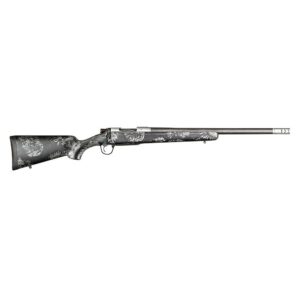 Christensen Arms Ridgeline FFT Rifle 22 Creedmoor 4rd Capacity 20" Threaded Carbon Fiber Barrel Natural Stainless w/Gray Accents Stock