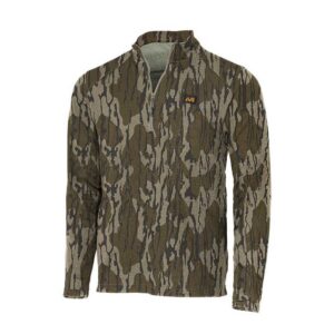 Muddy DV8 Quest Midweight Quarter Zip Sweatshirt Mossy Oak Bottomland 3XL