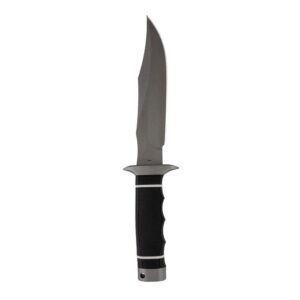 SOG Knives Tech Bowie Knife 6-2/5" Fixed Clip Point Blade Black Box