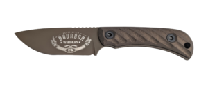 HALF FACE BLADES CAVNER JR BOURBON 3.5" BLADE, 7.5"OA, S45VN MICARTA GRIP