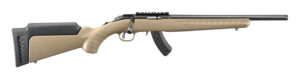 RUGER AMERICAN 22MAG RIFLE 16" T.B. FDE SYNTHETIC 1-9RD MAG