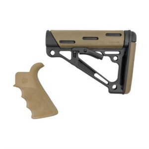 AR-15 FG BT GRIP& OVERMOLD BUTTSTOCK COLLAPSIBLE MILSP FDE