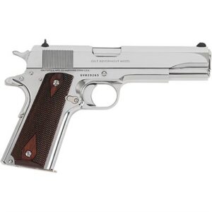 1911 GOVERNMENT CLASSIC 45 ACP 5âBBL (1)8RD BRIGHT STAINLESS