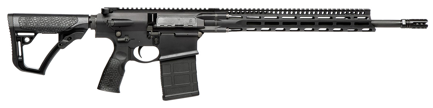 Daniel Defense 0215813210055 DD5 V4 *CA Compliant 7.62x51mm NATO 18" 10+1 Black Hard Coat Anodized Black Phosphate 6 Position w/SoftTouch Overmolding Stock Black Polymer Grip