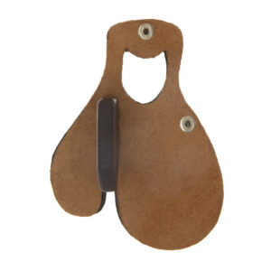 October Mountain Leather Tab Black Medium RH