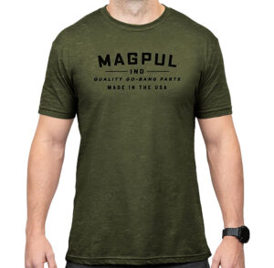 Magpul MAG1112-317-2XL Go Bang Parts  OD Green Cotton/Polyester Short Sleeve 2XL