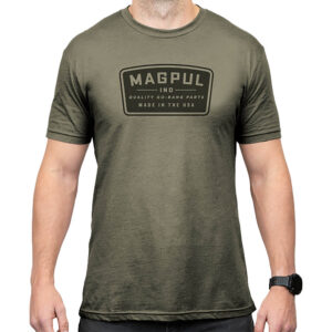 Magpul MAG1526-316-S Go Bang Parts  Olive Drab Heather Cotton/Polyester Short Sleeve Small