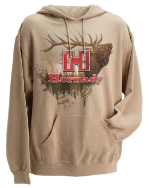 Hornady 99612XL Elk XL Tan/Khaki Hoodie Poly-Cotton