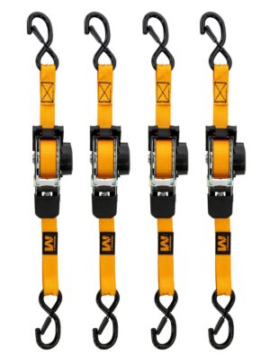 MUDDY MUD-RRS10-4PK   1"X10" RATCHET STRAPS ORG