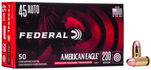 Federal AE45N1 American Eagle IRT 45ACP 230gr Total Metal Jacket 50 Per Box/20 Case