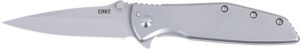 CRKT SLAG 3.93" ASSISTED OPEN - PLAIN EDGE BEAD BLAST FINISH