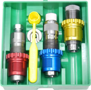 LEE PACESETTER 3-DIE SET & - BREECH LOCK BUSHINGS 6.5CM