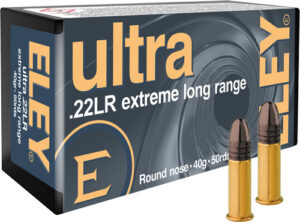 ELEY ULTRA EXTREME LONG RANGE - 22LR 40GR RN 50RD 100BX/CS