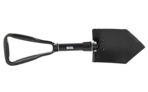 SOG XL ENTRENCHING TOOL BLK W/SHEATH